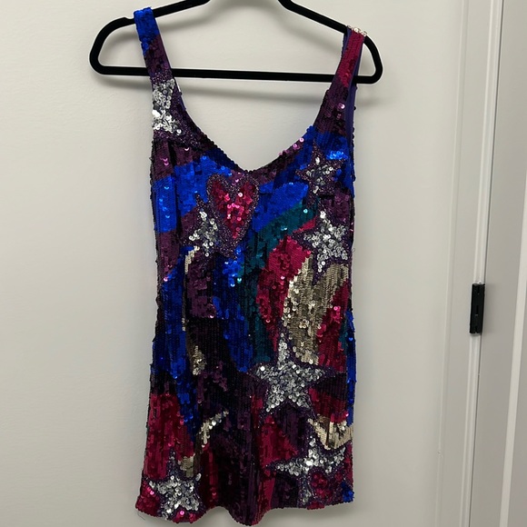 Nasty gal sequin mini dress size 2 US - Picture 3 of 7